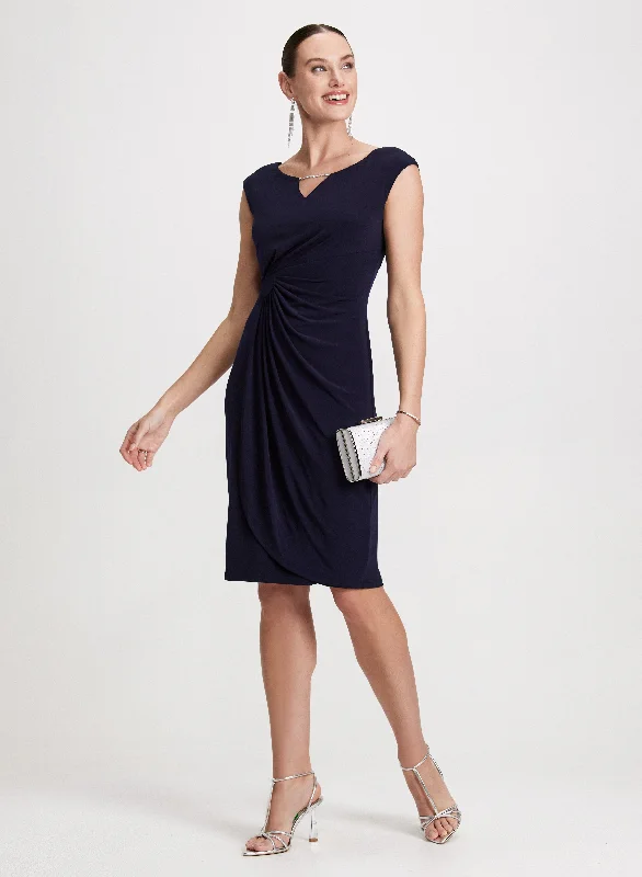 Drape Effect Short Dress