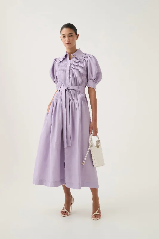 Madeleine Belted Midi Dress