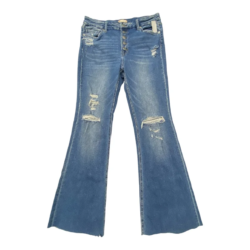 Jeans Flared By Altard State In Blue Denim, Size: 12