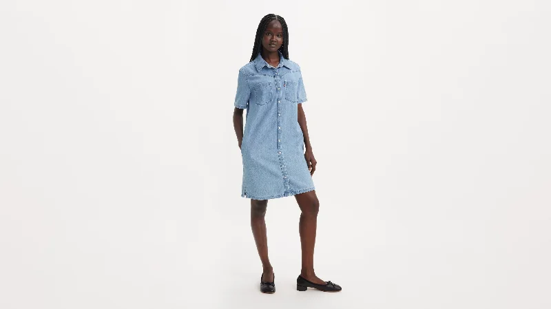 Levi's® Women's Louisa Short-Sleeve Denim Dress